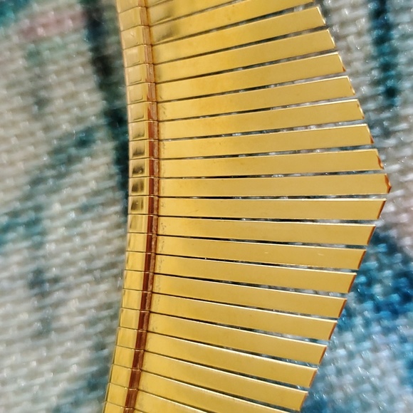 Moda Al Massimo Italian 18K Gold Cleopatra Necklace - Picture 10 of 16